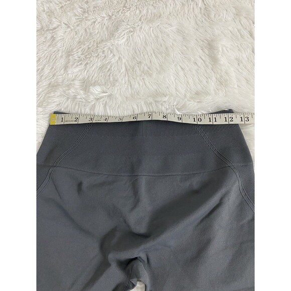 Wavar Women's Scrunch Butt Shorts Active Sport Cycling Gray Size L Athletic - Picture 3 of 10